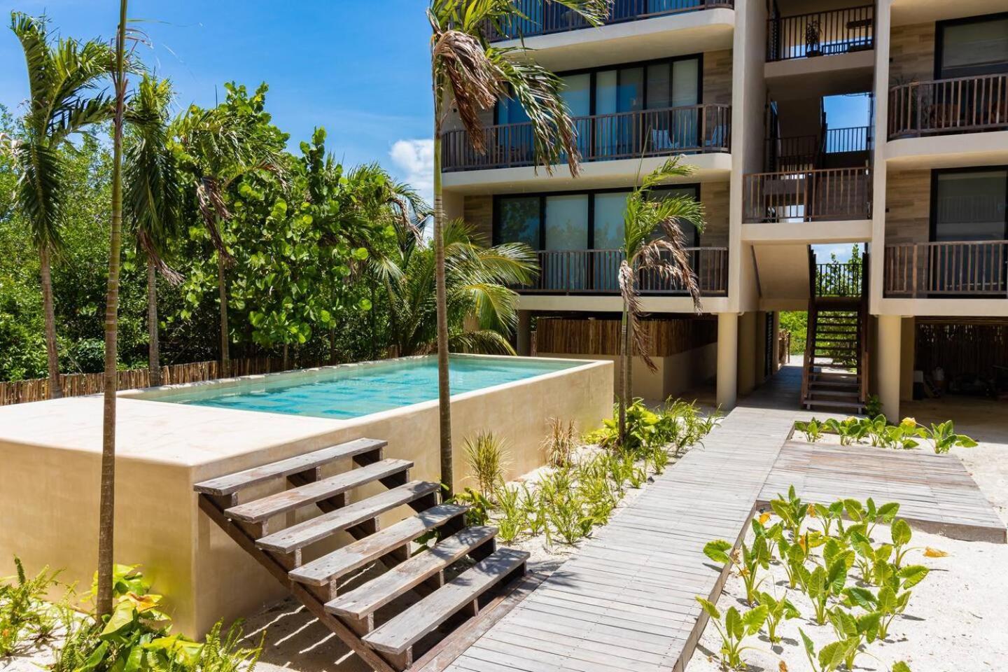 Isla Holbox Pool View Loft Steps From The Ocean In Punta Cocos - C101酒店 外观 照片